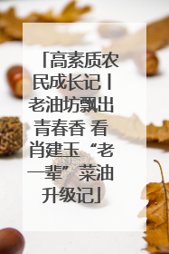 高素质农民成长记丨老油坊飘出青春香 看肖建玉“老一辈”菜油升级记