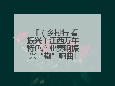 （乡村行·看振兴）江西万年特色产业奏响振兴“椒”响曲