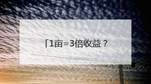 1亩=3倍收益？宁夏兴庆区解锁改革“黄金公式”
