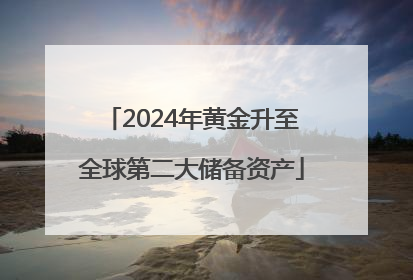 2024年黄金升至全球第二大储备资产