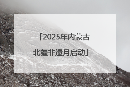 2025年内蒙古北疆非遗月启动