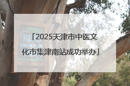 2025天津市中医文化市集津南站成功举办